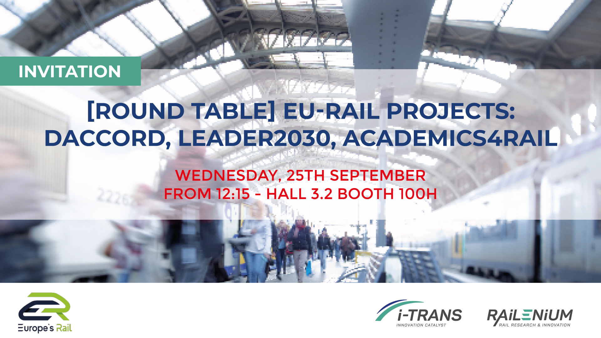 Innotrans 2024 – EU-Rail Projects